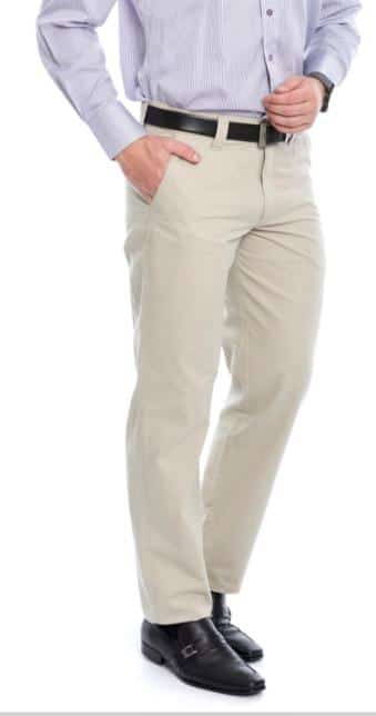 CALÇA SARJA COM ELASTANO
