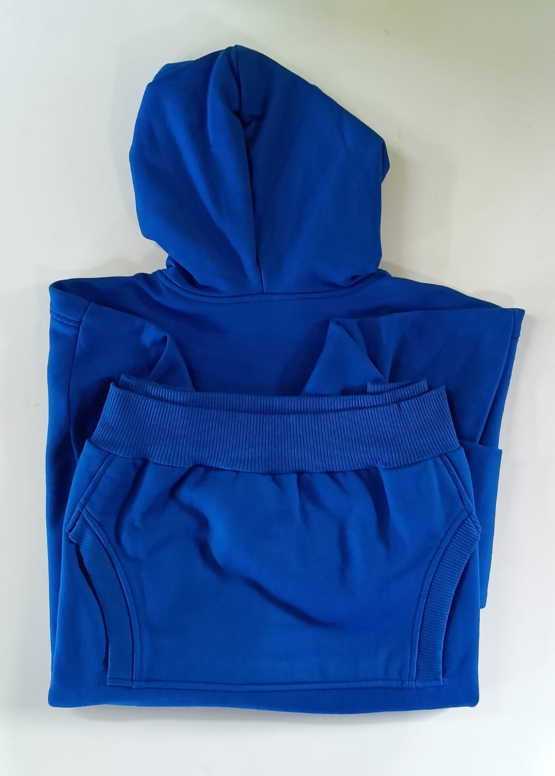Jaqueta Moletom Azul Royal Plus Size