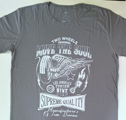Camiseta Cinza Move The Soul Plus Size