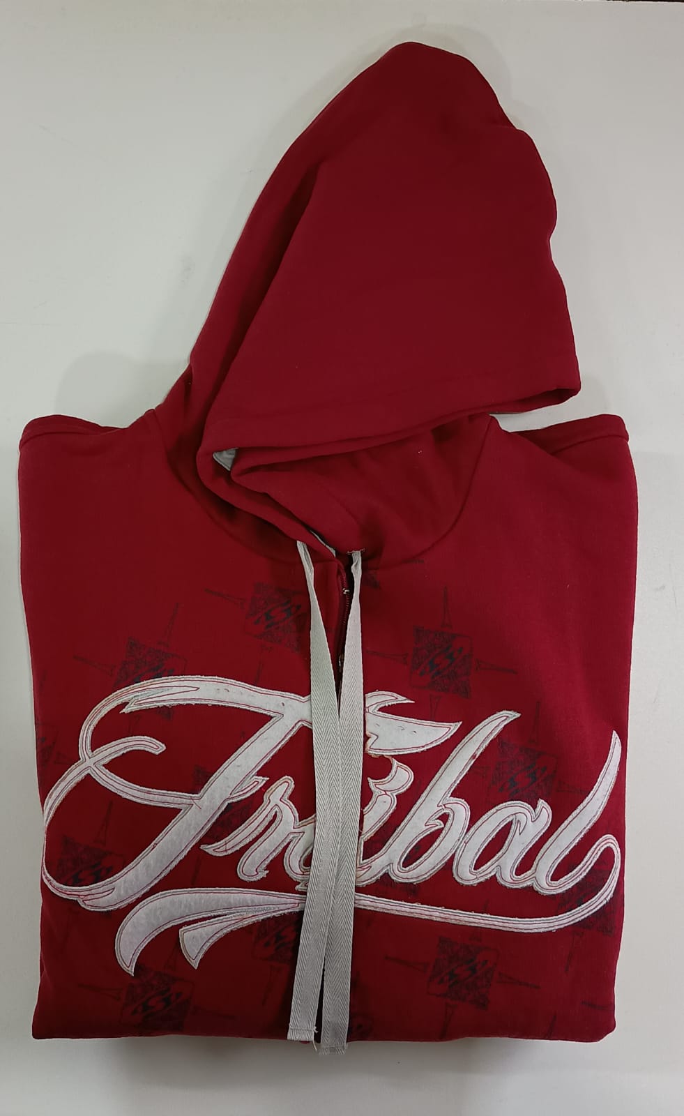 JAQUETA MOLETOM TRIBAL VINHO Plus Size