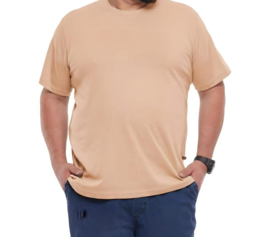 CAMISETA LISA BEGE