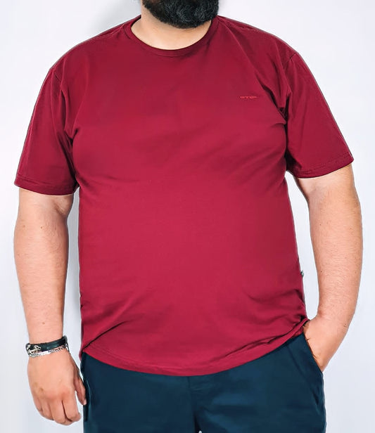 CAMISETA LISA VINHO