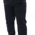 CALÇA JEANS PRETA COM ELASTANO